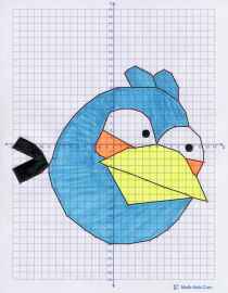 Blue Bird Graphing Puzzle Worksheet