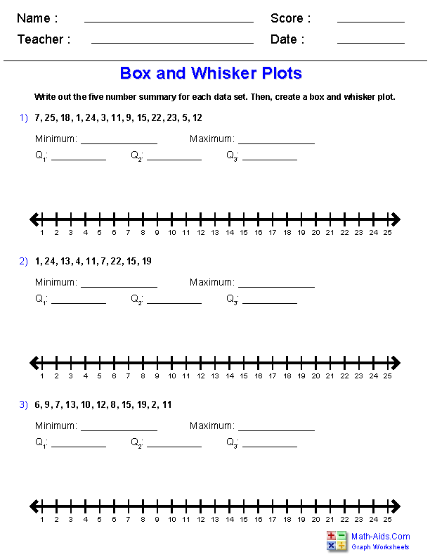 Graph Worksheets | Learning to Work with Charts and Graphs