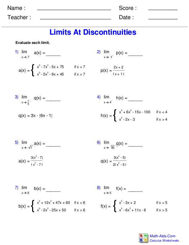 limits-precalculus-worksheet