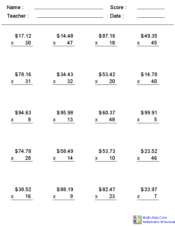 Where can you find online help with multiplication problems?