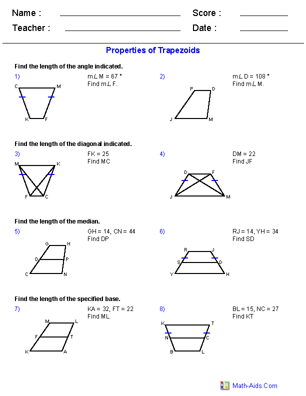 Rhombus Or Parallelogram Worksheet benytcaid
