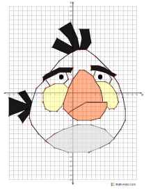 White Bird Graphing Puzzle Worksheet