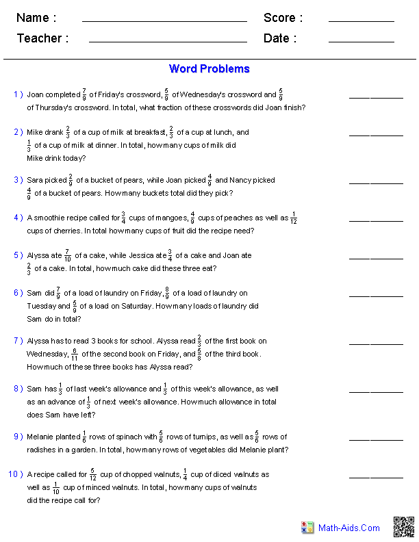 fraction-word-problem-worksheets-for-grade-6-example-worksheet-solving