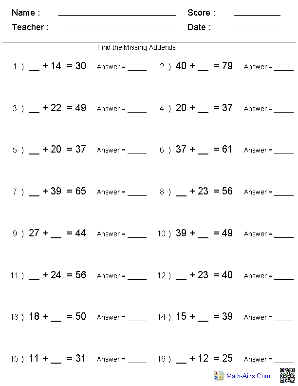 20 Worksheets  worksheets   number to up Addition Worksheets Addition Created Dynamically missing