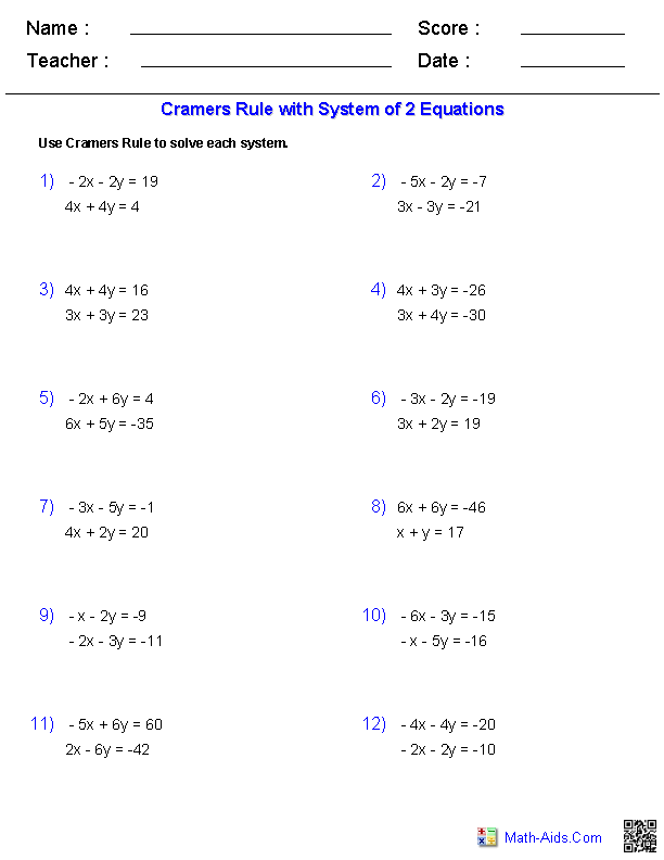 algebra-2-worksheets-matrices-worksheets