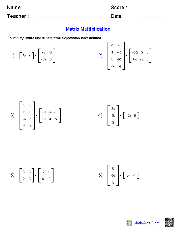 algebra-2-worksheets-matrices-worksheets