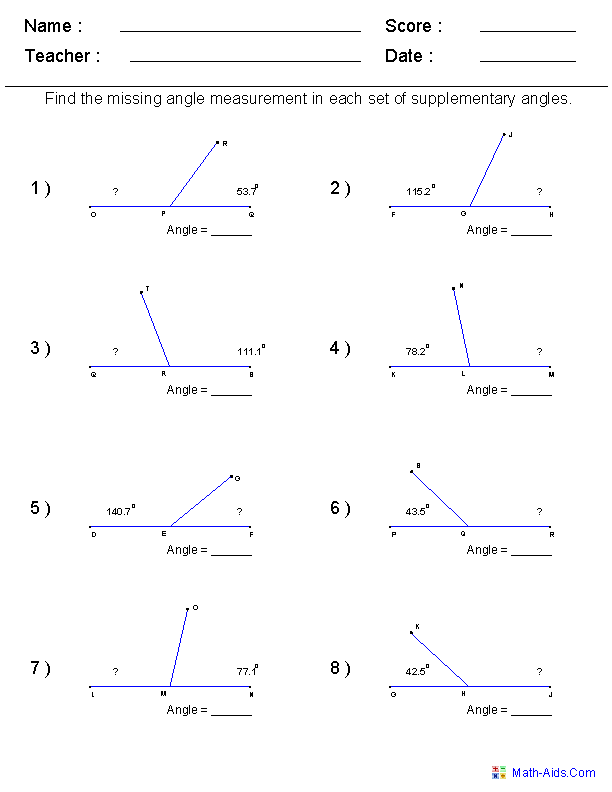 What is COMPLEMENTARY ANGLES AND.