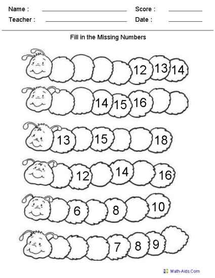 numbers kindergarten. Download,  worksheets number use or easy   for print, worksheets Get free missing