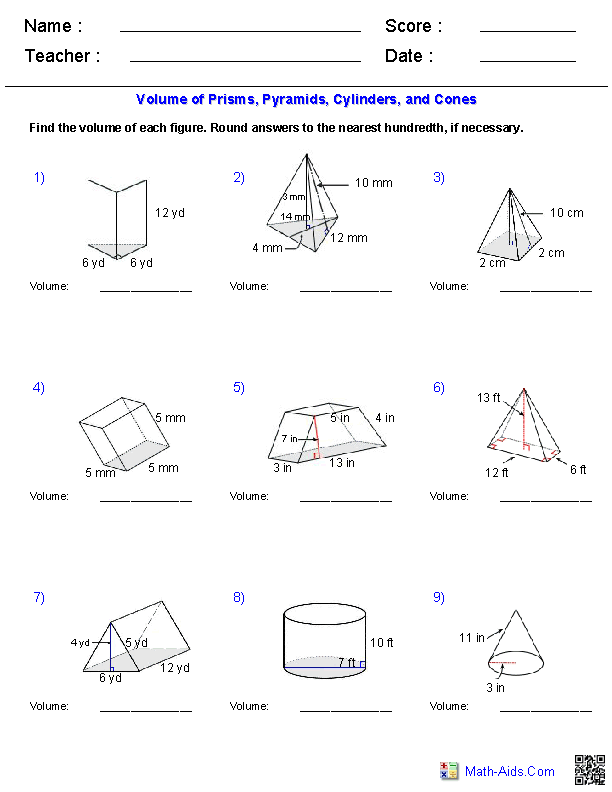 geometry-worksheets-surface-area-volume-worksheets