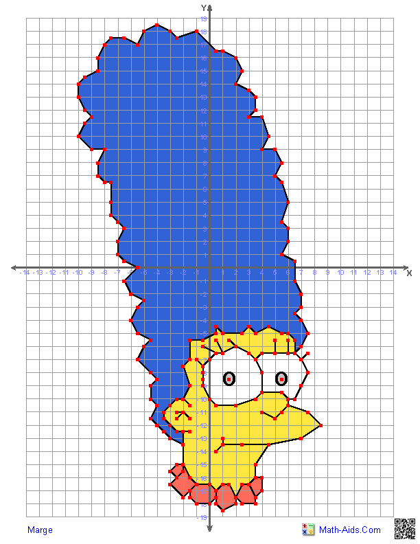 Four animal Graphing Characters  graph Worksheets Quadrant   Graphing Worksheets worksheets