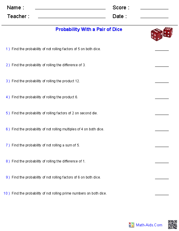 simple-probability-maze-answers