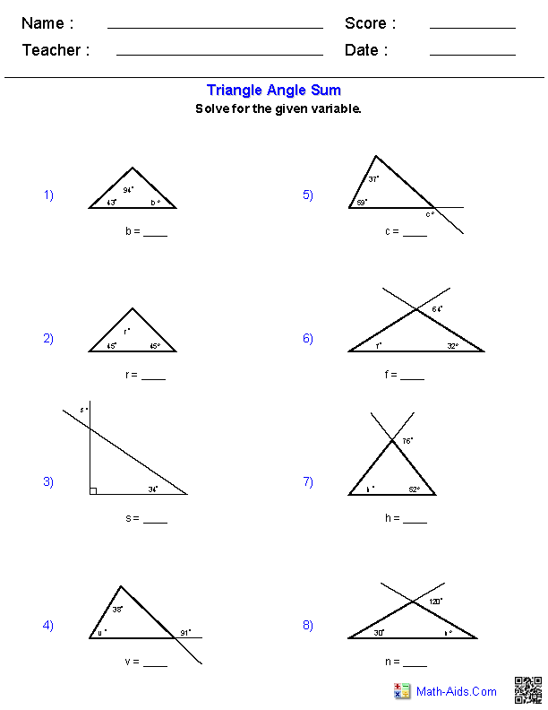 geometry-worksheets-triangle-worksheets