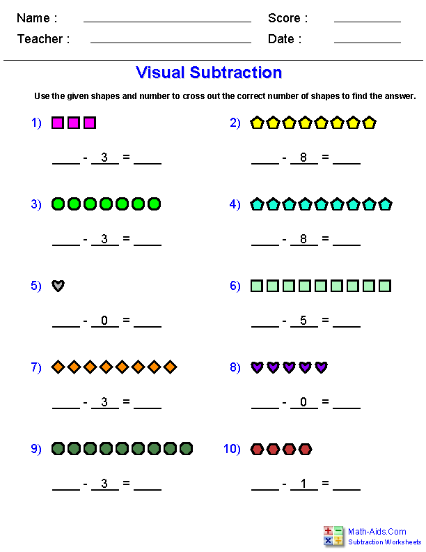 Subtraction Using Hundreds Chart Worksheet