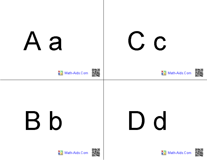 Alphabet Flash Cards