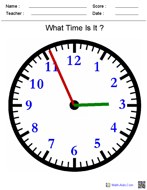 Clock Face Lesson Plan Time Worksheets