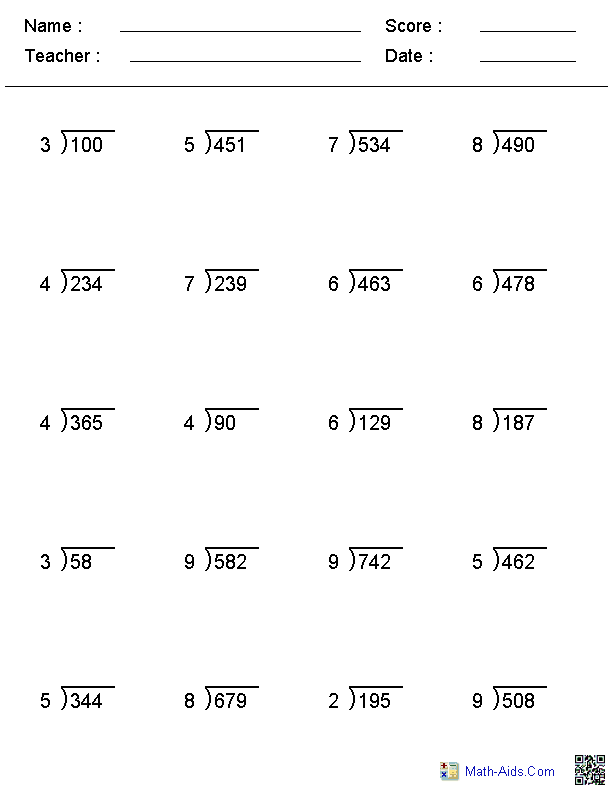 Long Division with Partial Quotients #2