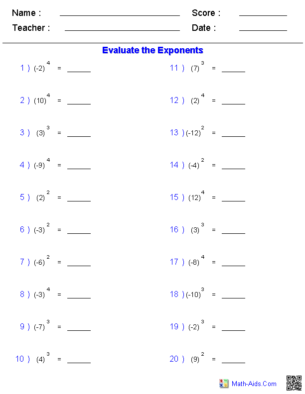 exponents-and-square-roots-worksheet