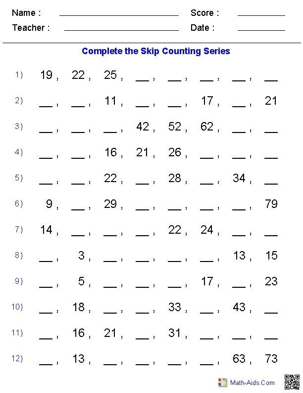 Quiz de Matematica worksheet