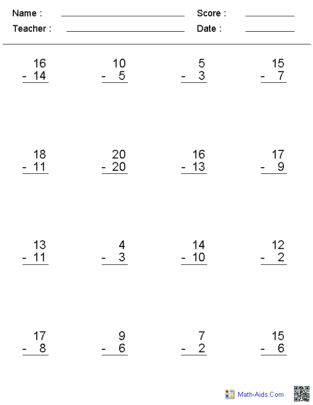 math worksheets